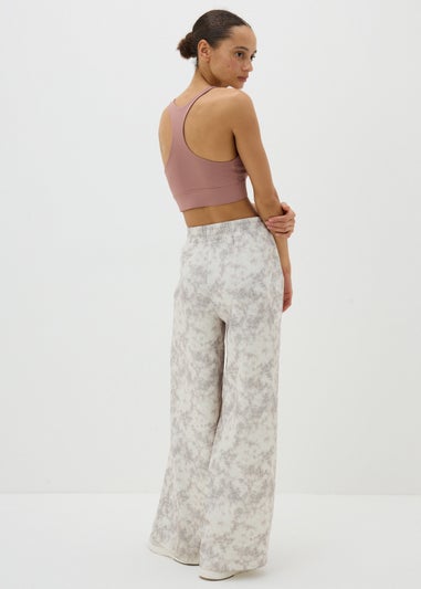 Souluxe Patterned Wide Leg Jogging Bottoms