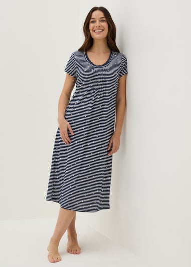 Navy Stripe & Star Nightie