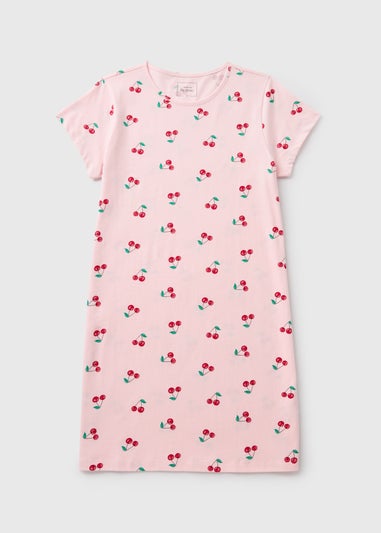 Pink Cherry Print Nightie