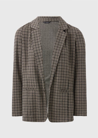 Et Vous Black Check Ponte Blazer