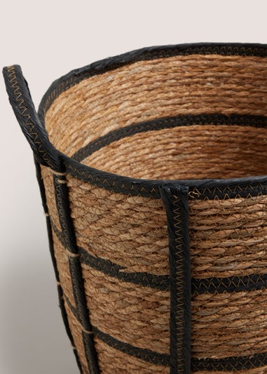 Check Woven Basket