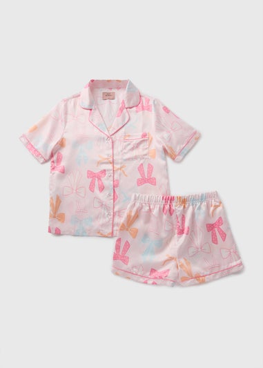 Bow Satin Pyjama Set