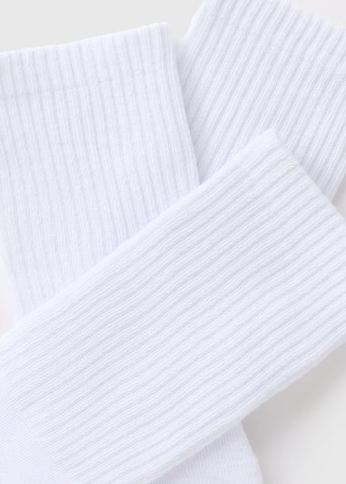 3 Pack White Crew Sports Socks