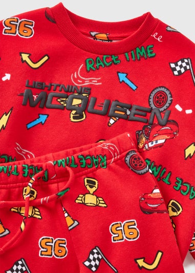 Cars Red Lightning McQueen Sweatshirt & Jogging Bottom Set  (1-7yrs)