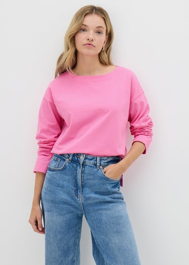 Pink Long Sleeve Top