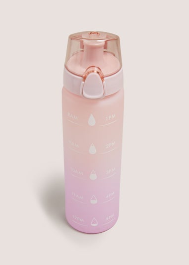 Pink Ombre Tracker Water Bottle