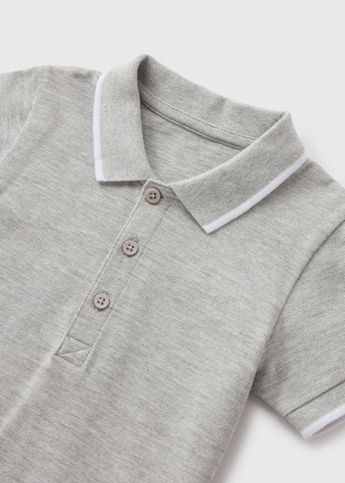 Boys Grey Polo Shirts (1-7yrs)