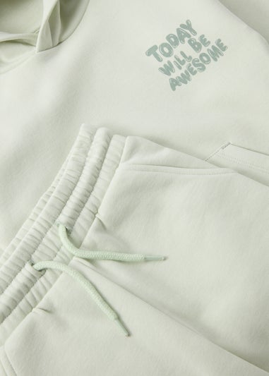 Boys Sage Hoodie & Jogging Bottoms Set (1-7yrs)