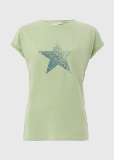 Green Star Graphic T-Shirt