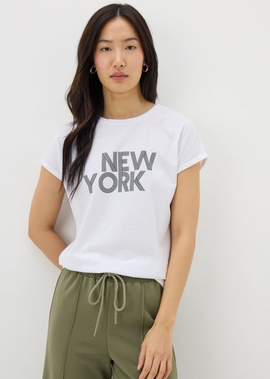 White New York T-Shirt