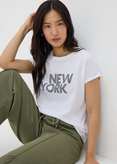 White New York T-Shirt