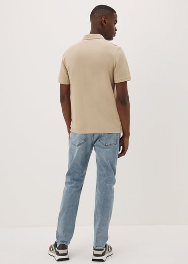 Lightwash Slim Fit Tapered Jeans