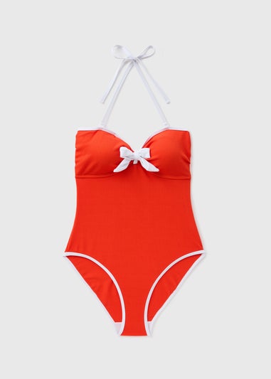 Red Bow Tie Swimsuit