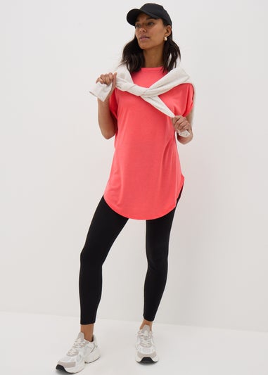 Coral Longline T-Shirt