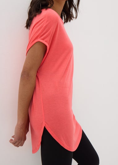 Coral Longline T-Shirt