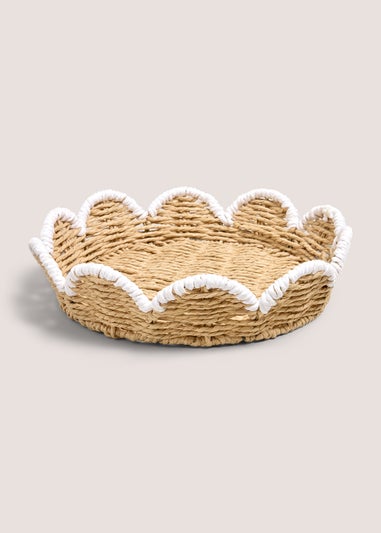 Scallop Edge Decorative Tray