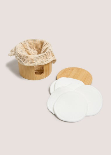 Bamboo Reusable Pad Container