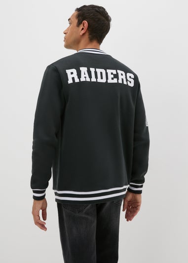 NFL Raiders Black Bomber Jacket