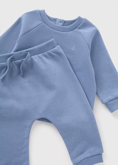 Baby Blue Sweatshirt & Jogging Bottom Set (Newborn-23mths)