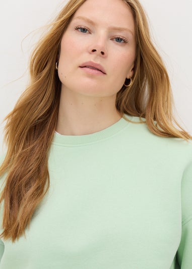 Papaya Petite Green Sweatshirt