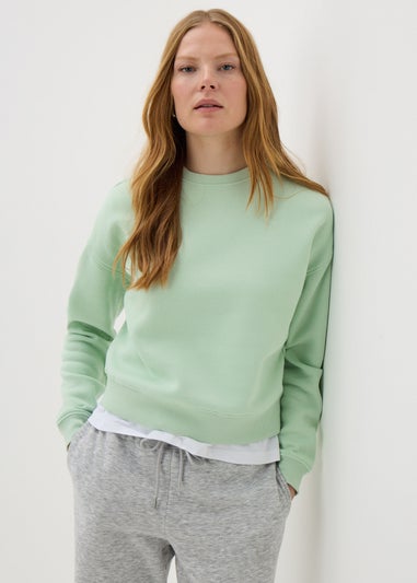 Papaya Petite Green Sweatshirt