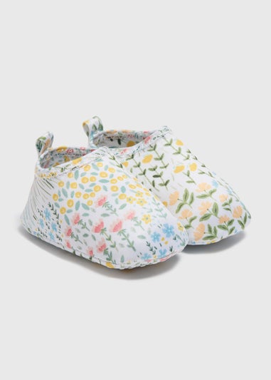 Baby Multicolour Floral Swim Shoes (Newborn-18mths)