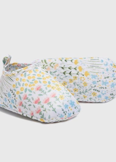 Baby Multicolour Floral Swim Shoes (Newborn-18mths)