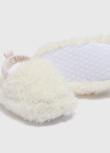 Baby Cream Fleece Slippers (Newborn-18mths)