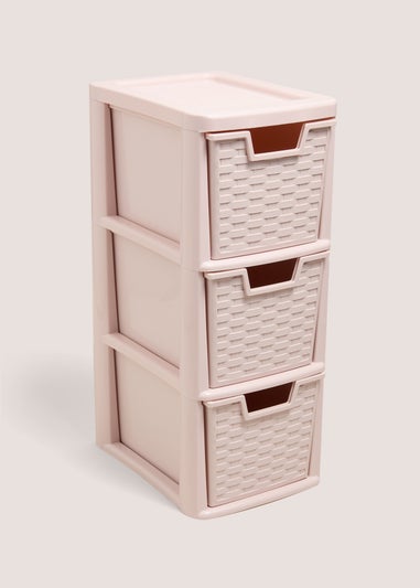 Pink Small Drawer Tower