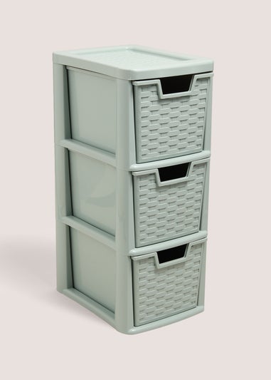 Green Small Drawer Tower