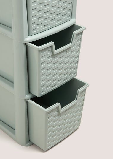 Green Small Drawer Tower