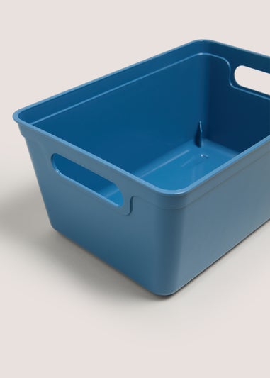 Blue Small Storage Tray (28cm x17cm x11cm)