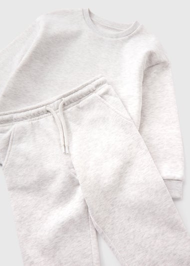 Boys Grey Sweatshirt & Jogging Bottom Set (1-7yrs)