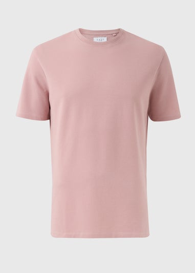 Pink Textured T-Shirt