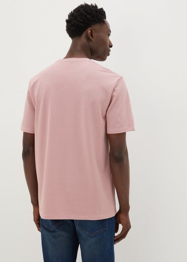 Pink Textured T-Shirt