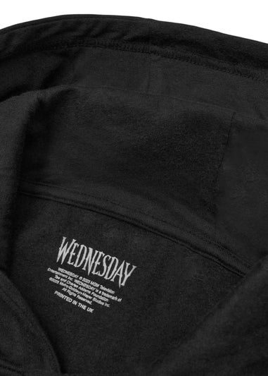 Wednesday Black Logo Hoodie