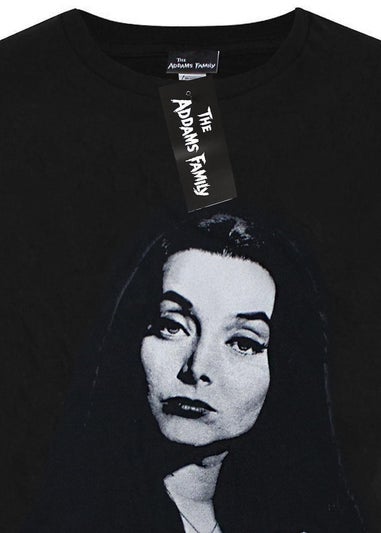 Wednesday Black Morticia Addams Oversized T-Shirt