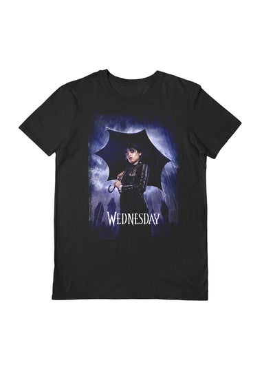 Wednesday Black Umbrella T-Shirt