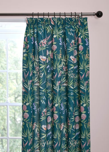 Dreams & Drapes Design Caraway Green Pencil Pleat Curtains