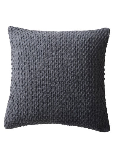 Drift Home Hayden Grey Filled Cushion (43cm x 43cm)