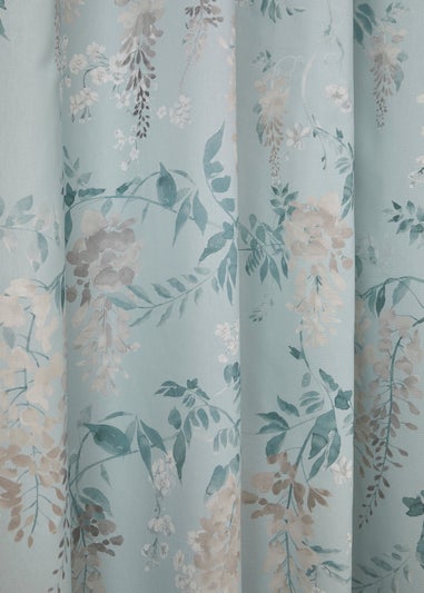 Dreams & Drapes Curtains Wisteria Blue Eyelet Curtains