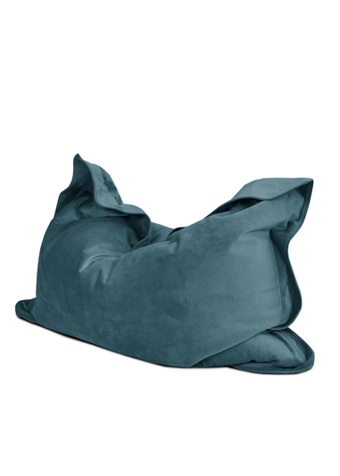 rucomfy Velvet Extra Large Squarbie Teal Beanbag