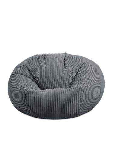 rucomfy Jumbo Cord Goliath Slate Grey Beanbag