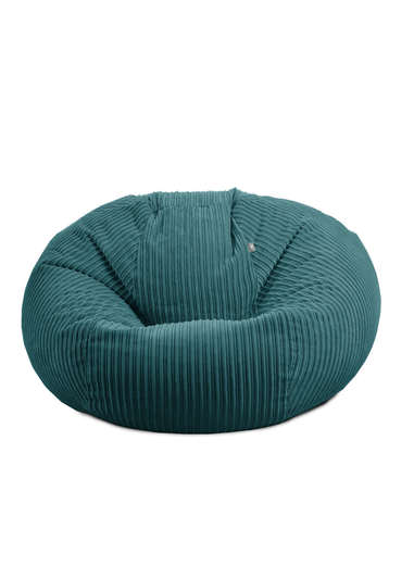 rucomfy Jumbo Cord Goliath Teal Beanbag