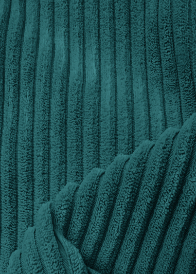 rucomfy Jumbo Cord Goliath Teal Beanbag