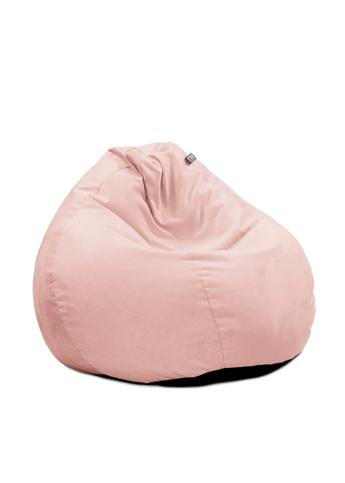 rucomfy Velvet Slouchbag Pink Beanbag