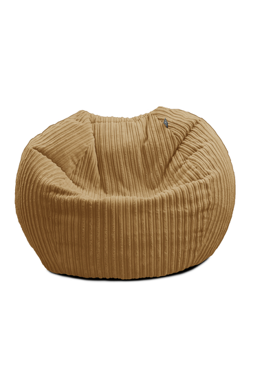 rucomfy Jumbo Cord Mini Slouchbag Caramel Beanbag