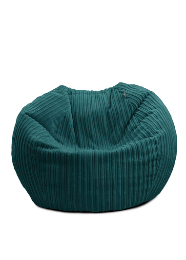 rucomfy Jumbo Cord Kids Slouchbag Teal Beanbag