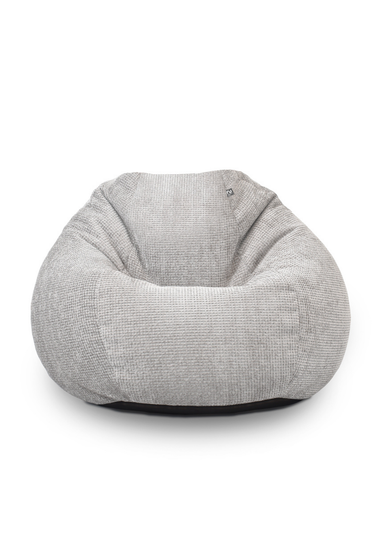 rucomfy Waffle Mini Slouchbag Platinum Grey Beanbag