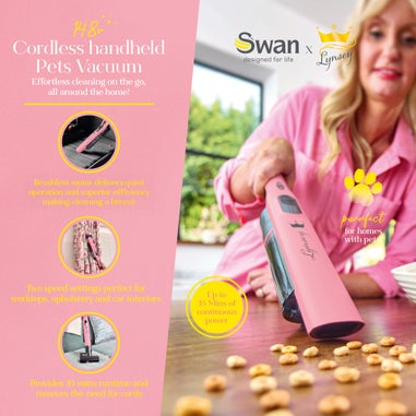 Swan Lynsey Queen of Clean 14.8V BLDC Cordless Handheld Vacuum